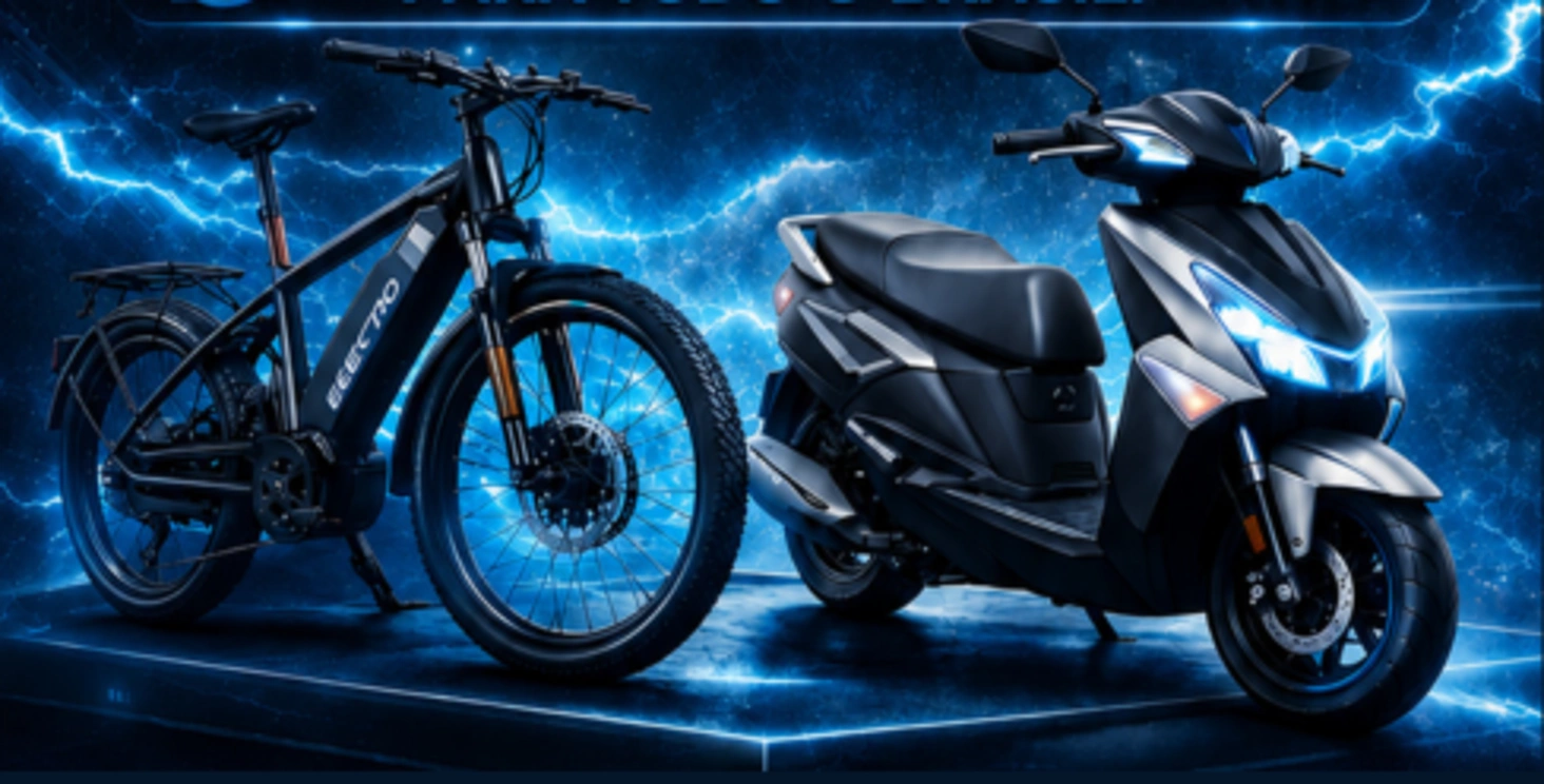 Bicicleta e scooter elétricas do catálogo Vitta Mobility